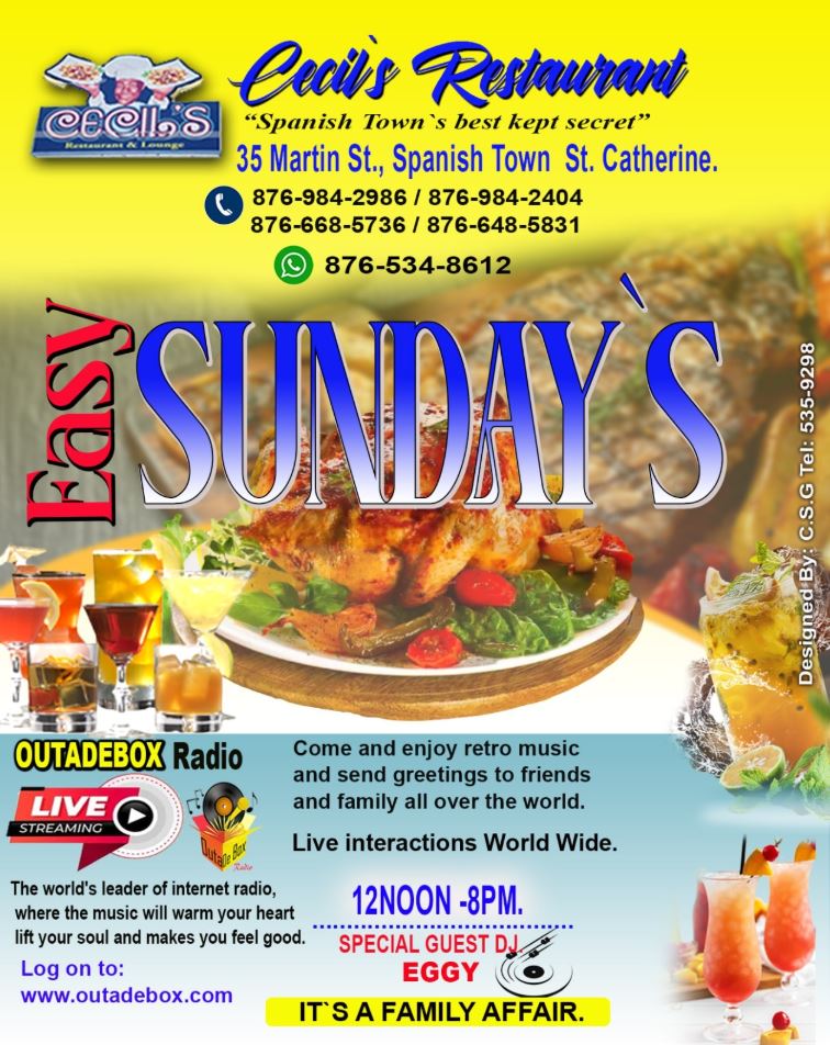 Cecil's Restaurant - Sundays