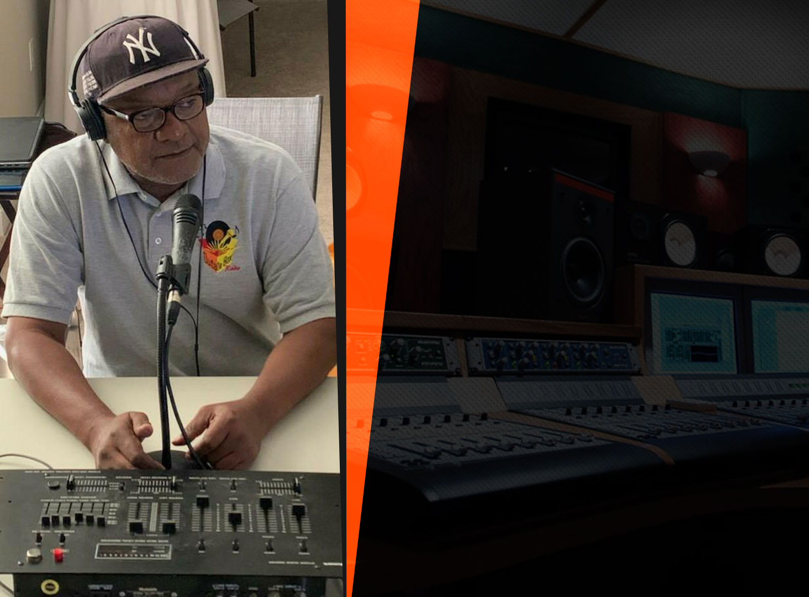 on air DJ Archie