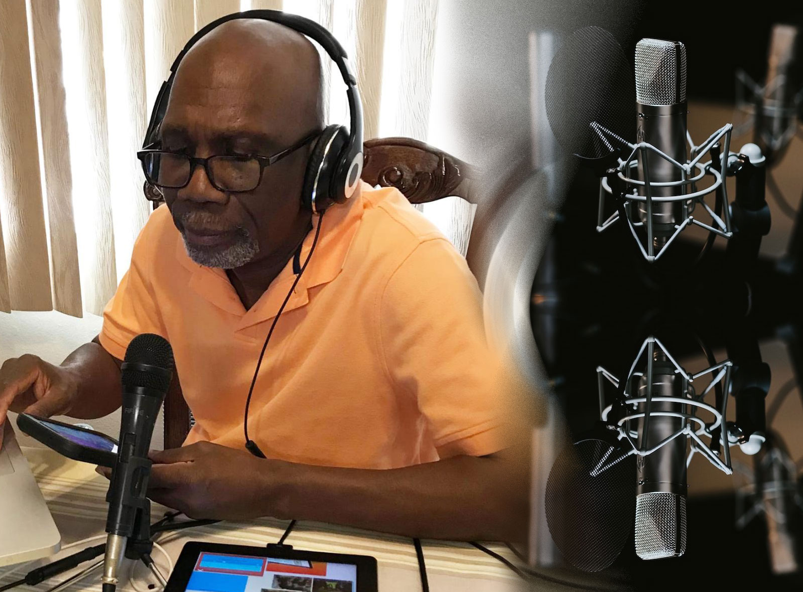 on air DJ Myrie
