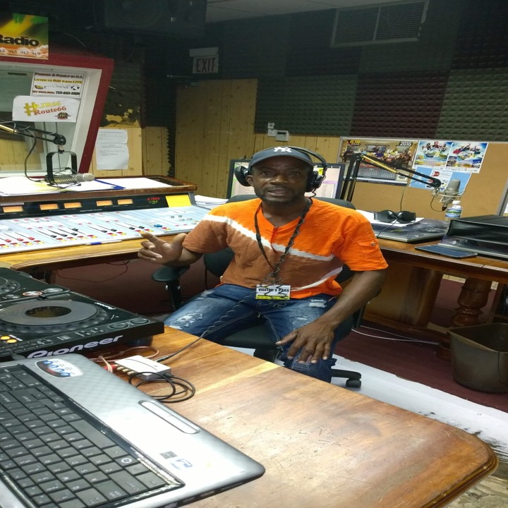 on air DJ Hollie
